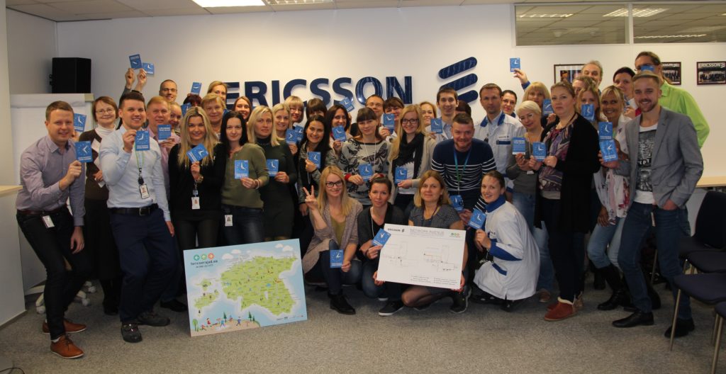 Ericssoni siseterviseraja avamine ja pop-up terviserajad autojuhtidele
