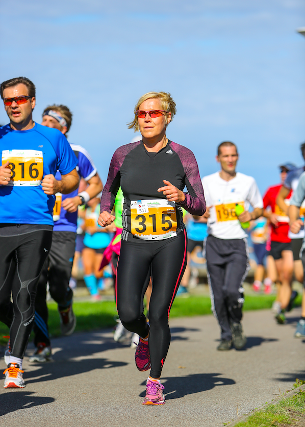 Ülle Madise 2105. aasta Tallinna maratoni 10 km distantsil Foto Kristo Parksepp / Sportfoto.com 