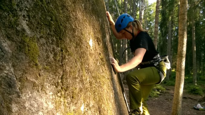 Marge Taivere keskendub Soome graniidil, oluliseim hetk ronimises on start, kuidas end meelestad nii ka läheb.