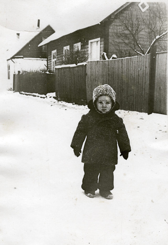 1960. aasta talv Kuressaares Lenini tänaval