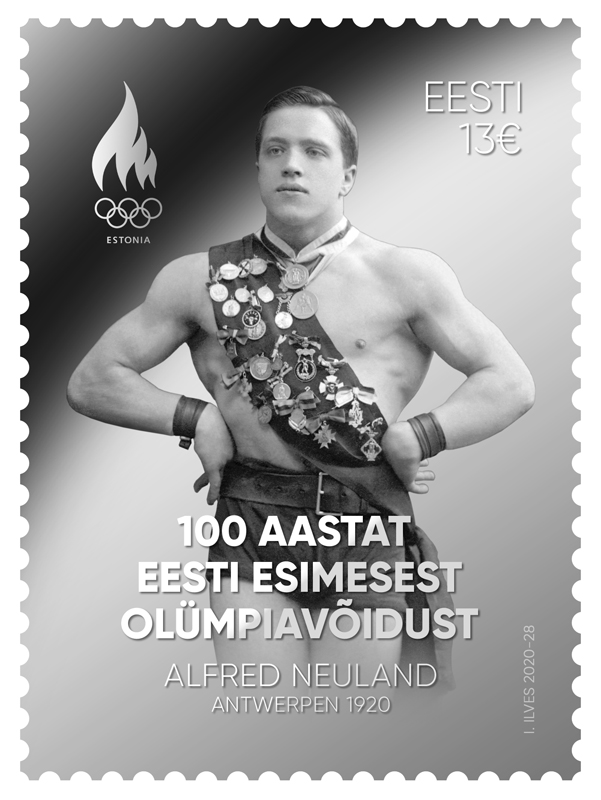 Eesti Post tähistab Eesti esimese olümpiavõidu 100. aastapäeva hõbemargiga